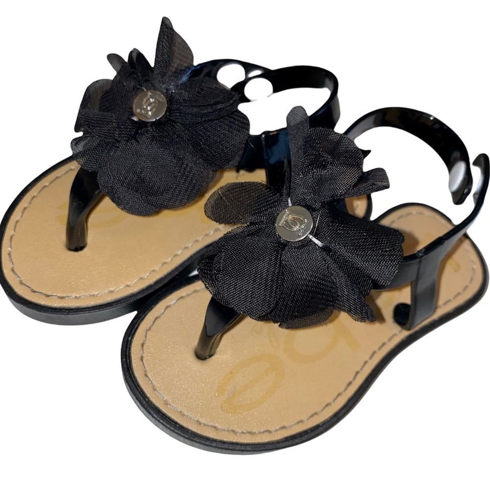 🎀3/$23🎀 bebe black floral sandals
